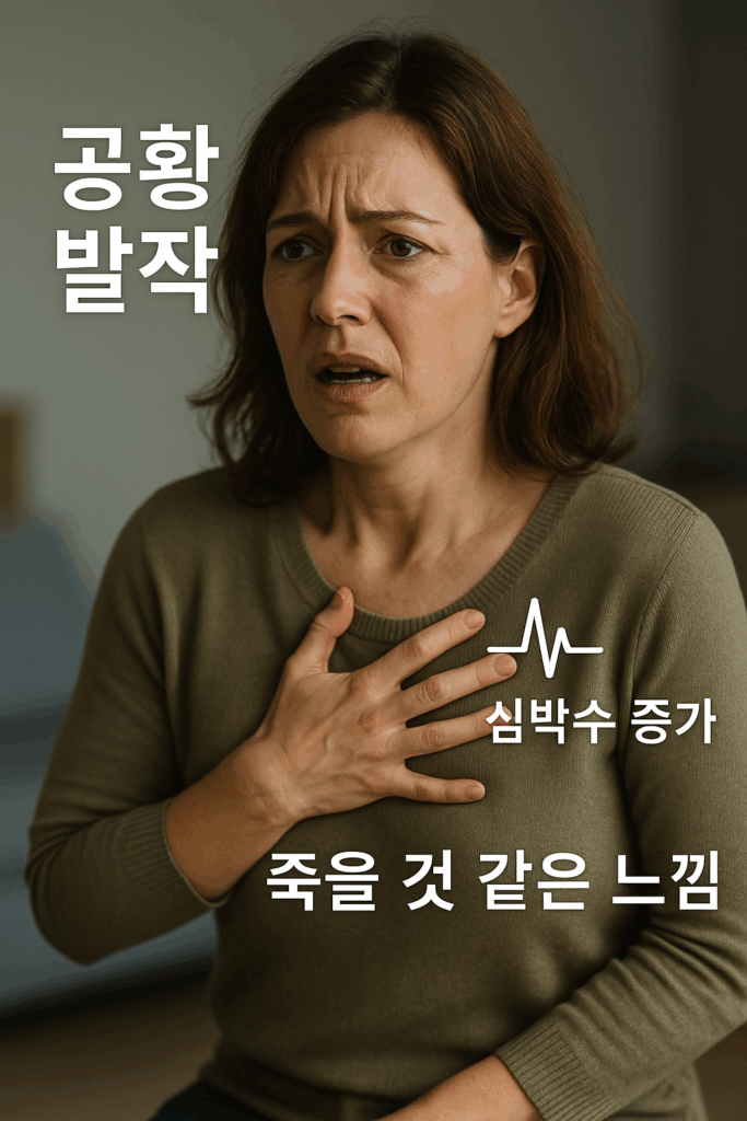 공황장애 발작 장면 묘사