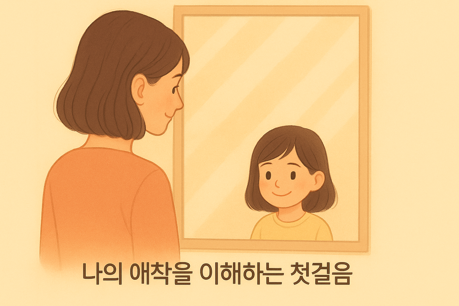 관계 속 애착유형을 돌아보는 인물 삽화