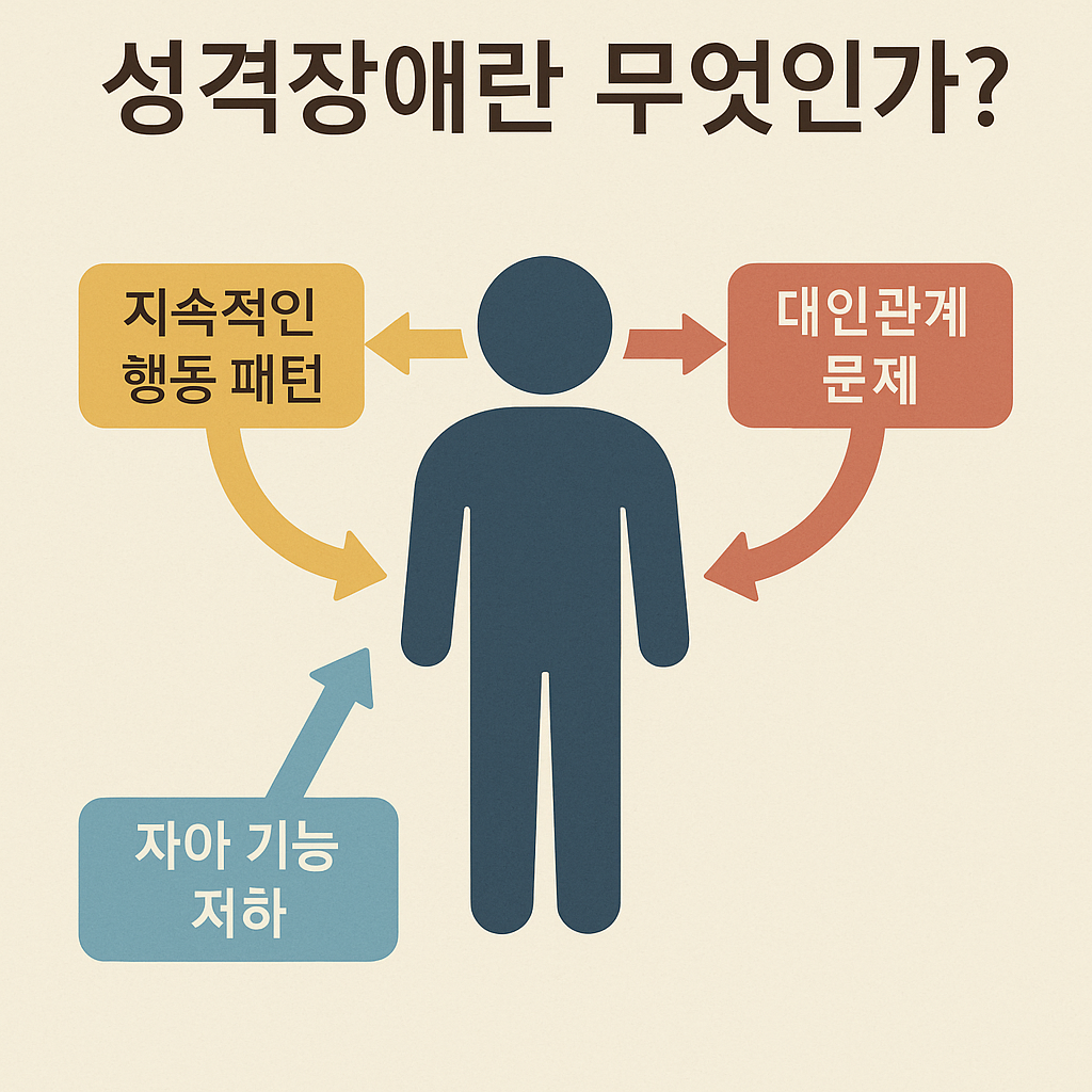 성격장애를 나타내는 인포그래픽