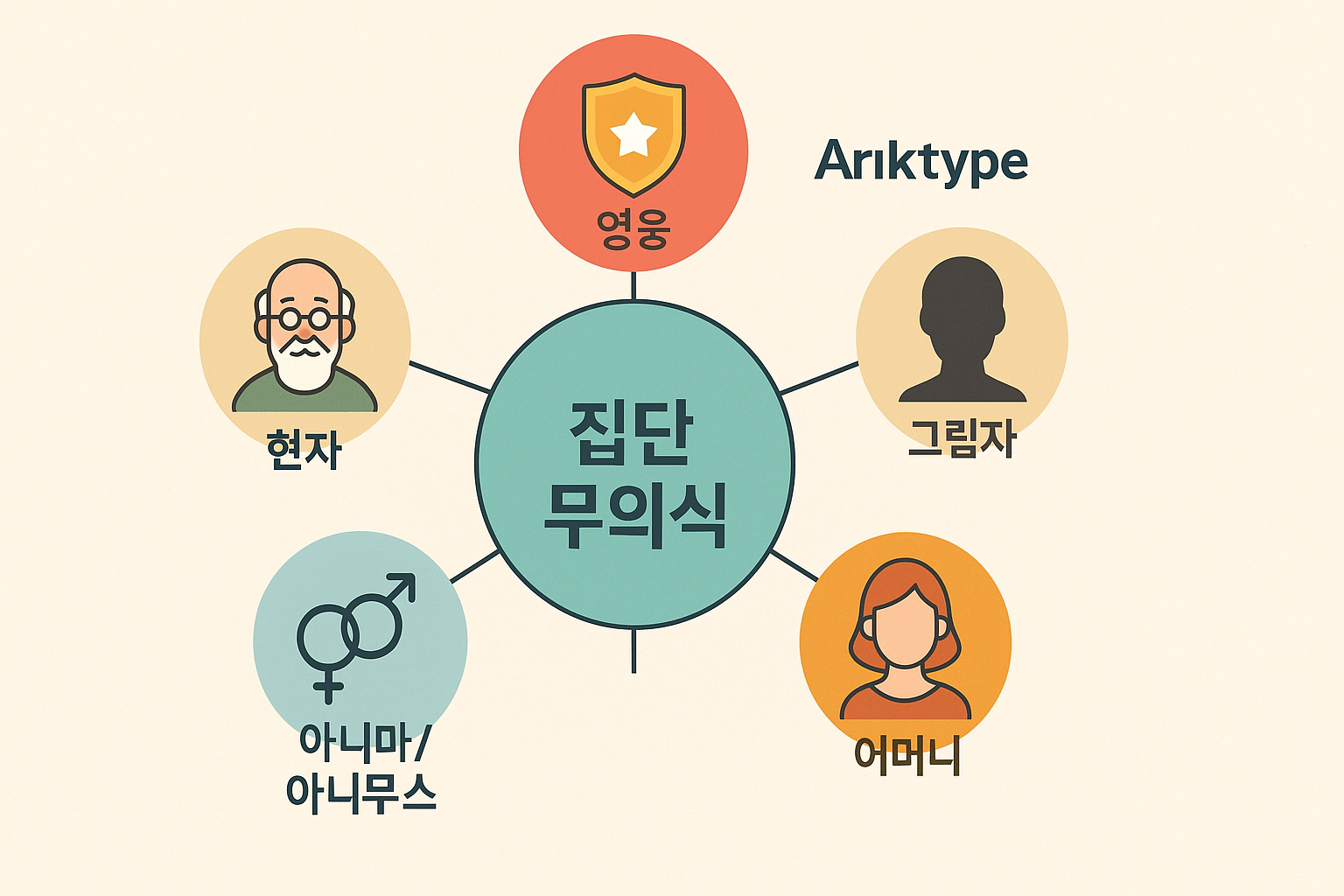 아키타입 구조 도식