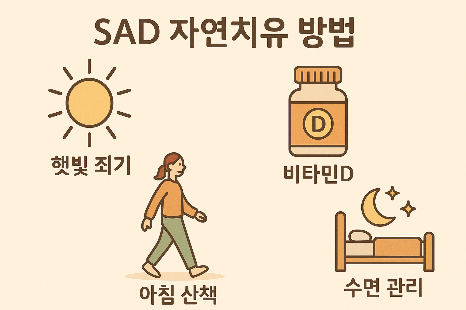 자연요법 요약 일러스트